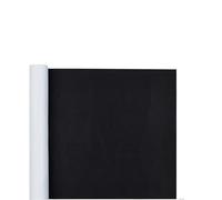 Fogli di feltro autoadesivi, 40 x 200 cm, spessore 1 mm, multicolore, isolamento acustico, decorazione fai da te per arti (nero)