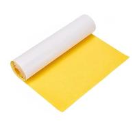 Fogli di feltro autoadesivi, 40 x 200 cm, spessore 1 mm, multicolore, isolamento acustico, decorazione fai da te per arti (giallo)