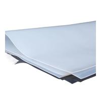 Fogli di gomma, 1 pezzo di foglio di gomma siliconica morbida trasparente, guarnizione trasparente resistente alle alte temperature, spessore(100x100x10mm)