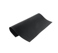 Fogli di gomma, Lastra di gomma resistente alle alte temperature da 0,1-5 mm spessore, 500 * mm/20 20 pollici(Black,500x500x0.3mm)