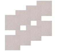 Fogli di mica 12x12 CM 8 pezzi per forno a microonde argento | Resistenti alle alte temperature, copertura guida d’onda sostitutiva, protegge da schizzi e mantiene pulito l’interno