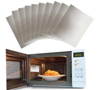 Fogli di mica per copertura guida d'onda per microonde da 10 pezzi 5, 9x4, 7 pollici, parte di ricambio per isolamento termico facile da tagliare per riparazione del forno a microonde da cucina, a
