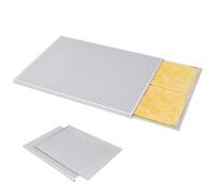 Fogli Di Pasta Sfoglia Per Cottura 2 Pezzi/Set Teglia Da Forno Forata In Lega Di Alluminio Per Alimenti Antiaderente Teglia Da Forno Mille Feuille Teglia Multiuso Per Dessert Di Carne, Spessore 2mm