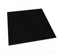 Fogli di plastica ABS, Foglio di plastica PP nero 400x400mm spessore 3-20mm for fai da te e modellismo(4mm)