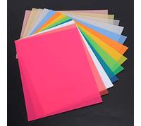Fogli di Plastica Termoretraibile, 12 Pezzi di Carta Colorata Termoretraibile Fogli di Pellicola Termoretraibile Progetti Divertenti di Artigianato Artistico Per Tutte Le Età