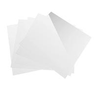 Fogli di polietilene ad alto peso molecolare di alta qualità, 5 confezioni di fogli di plastica bianca opaca per casa, industriale, auto, resistente agli urti (dimensioni: 0,2 x 10 x 10 cm)