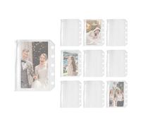 Fogli di protezione trasparenti | 5 anelli M5 con cerniera a nastro - Coperture per raccoglitori | per professionisti, viaggiatori, artisti, insegnanti, project manager, amanti della cancelleria