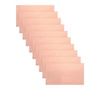 Fogli Di Rame Conduttivo Monofacciale 175 X 100 X 0.05mm Per Artigianato 10 Pz