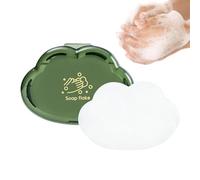 Fogli di sapone portatili 50 pezzi fogli di carta per il lavaggio delle mani, fiocchi di sapone delicato per la pelle con nuvola, sapone per le mani per campeggio, interni, r