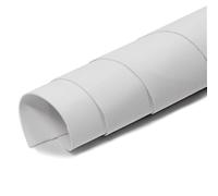 Fogli di schiuma EVA autoadesivi, rotolo di schiuma EVA da 1, 2, 3, 5 mm, fogli di schiuma EVA ad alta elasticità for artigianato, foglio EVA bianco e nero(White,4mm x 8 x 40 inch)