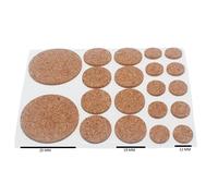 Fogli Di Sughero Assortiti Autoadesivi 20 Per Foglio 2Mm Spessi 3 Fogli