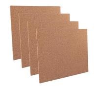 Fogli di sughero autoadesivi, Confezione da 4 fogli di sughero autoadesivo, dimensioni 11,4x8,4x0,2 pollici, for progetti fai te