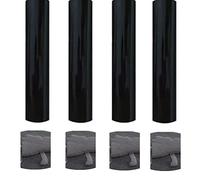 Fogli di vinile di trasferimento del soffio nero, 4 fogli