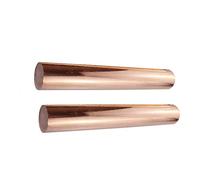 fogli ecoppr， Asta in rame puro 2 pezzi - Barra in rame for saldatura, brasatura, riparazione, lavorazione dei metalli(Diameter 5mm)