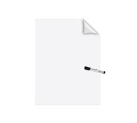 Rotolo 25 Fg. Elettrostatici 60x80 cm. Bianco Lucido Magic Chart LEGAMASTER