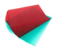 Fogli Filtro Gel in Pvc 20 Pezzi Rosso Verde per Studio