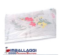 FOGLI IN CELLOPHANE TRASPARENTI MISURA 100X130 CONFEZIONE DA 25 PEZZI NATALIZI