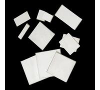 Fogli in ceramica piezoelettrica ultrasottile PZT5 - Set da 5 pezzi for il rilevamento e la trasduzione delle onde acustiche,(24x24x0.4mm)