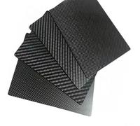 Fogli In Fibra Di Carbonio 1pc 100mmx250mm Fogli In Fibra di Carbonio Pannello del Pannello di Carbonio 0.5mm-5mm di Spessore Modello In Fibra di Carbonio Materi(4.0mm twill matte)