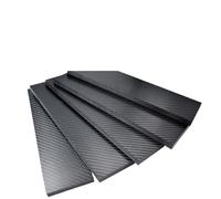 Fogli In Fibra Di Carbonio 1pc Foglio di fibra di carbonio Foglio di fibra di carbonio Fibra di carbonio Striscia lunga Spessore 0,2-6mm Lunghezza 350mm-580mm(2.0x90x390mm)