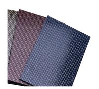Fogli In Fibra Di Carbonio Spessore piastra in carbonio opaco lucido 400x200mm Spessore 0,5-2,5 mm Foglio in fibra di carbonio color oro argento blu rosso(Gold 0.5 Matte)
