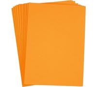 Fogli in schiuma EVA, formato A4, 21 x 30 cm, spessore 2 mm, arancione, 10 fogli