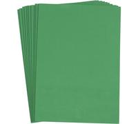 Fogli in schiuma EVA, formato A4, 21 x 30 cm, spessore 2 mm, colore verde scuro, 10 fogli