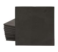 Fogli in Schiuma EVA Nera da 10 mm, Set da 10 Quadrati in Schiuma per Cosplay, Fai Da Te, 24.4 x 24.4 cm Ciascuno