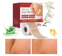 Fogli in silicone per cicatrici facciali, traspiranti e morbide per viso e corpo, toppe morbide in silicone per cicatrici, per braccia, gambe, collo, gomiti, adolescenti, adulti, donne uomini