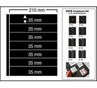 Fogli Inseribili Clipfix A4 SAFE 427 Compact 7 Scomparti 210x35 Mm 10 X Pack