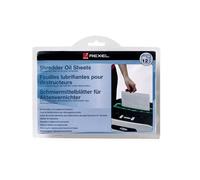 Fogli lubrificanti Rexel A5 per distruggi documenti Conf. 12