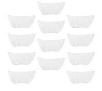 Fogli Maschera Collo 100 Pezzi Bianco, Carta Pianta Traspirante | Fori a Rete, Diventa Trasparente Dopo l'Ammollo, Adatta a Tutti i Tipi di Pelle, Portatile