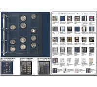 Fogli Monete A4 15 Scomparti Per Monete Fino A 44 Mm SAFE 5410 Compact 10 X Pack