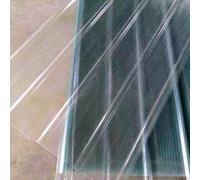 Fogli ondulati trasparenti per tetti, pannelli isolanti ignifughi, 1,2 mm, rivestimento impermeabile per giardino esterno, 15 pezzi (0,9 x 0,85 m/35 x 33 pollici) con viti
