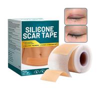Fogli Per Cicatrici In Silicone - Nastro Per Cicatrici In Silicone, Strisce Per La | Rimozione Delle Cicatrici Non Irritanti, Patch Per Cicatrici, Strisce Di Nastro Riutilizzabili, Fogli Di Morbido