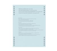 Fogli per la pulizia della stampante, confezione da 10, (21,6 x 27,9 cm), puliscono rulli, tamburi e percorsi di carta, rimuove macchie, sporco e sporcizia, previene striature, inceppamenti e chiamate
