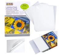 Fogli per laminazione lucida 154x216 mm 100 micron 100 pezzi