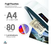 FOGLI per PLASTIFICARE Documenti Peach Pouches A4 A3 PLASTIFICATRICE a Caldo RG