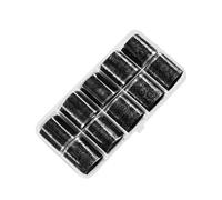 Fogli Per Unghie In Pizzo - Set Di Trasferimento Autoadesivo 2,5x50x0,1 Cm, 10 Rotoli Nero Bianco | Decorazione Fai-da-te Striscia Adesiva Salon Home Viaggi Donne Ragazze Principianti Professionale Ma