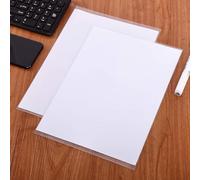 Fogli protettivi in plastica trasparente formato A4, impermeabili, trasparenti, per lavoro, relazioni, progetti, presentazioni, documenti per contratti