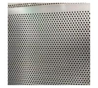 Fogli Rete Metallico Inox，Lamiera forata acciaio inox 304，lamiera forata in metallo, protezione antifurto da balcone,con guanti,griglia decorativa per la privacy(W50*L600cm/W19.6*L236.2in)