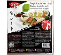 Fogli Verdi di Soia per Sushi 70g BIYORI