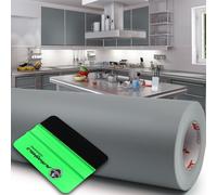 Foglia 10 m Oracal 631 opaco 071 grigio 63 cm per plotter + raschietto pellic...