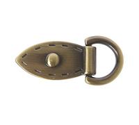 Foglia D Fibbia Metallo Fibbia Borsa Cinghia Chiusura Portachiavi Cane Catena Ganci, Uno