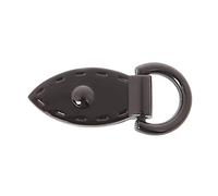 Foglia D Fibbia Metallo Fibbia Borsa Cinghia Chiusura Portachiavi Cane Catena Ganci, Uno