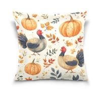 Foglia d'autunno Turchia beige carino federe cuscino copre letto Home Decor Per la casa camera da letto 18 x 18