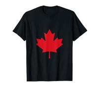 Foglia di Acero Rosso Canada Maglietta