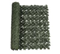 Foglia di artificiale - stoffa di seta PVC Hedge Roll | Schermatura della recinzione del giardino finto | Rolto di siepe per la privacy per decorazioni interne all'aperto, supporto in rete trasp