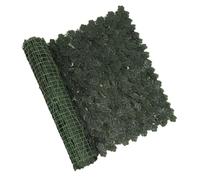 Foglia di artificiale - stoffa di seta PVC Hedge Roll | Schermatura della recinzione del giardino finto | Rolto di siepe per la privacy per decorazioni interne all'aperto, supporto in rete trasp