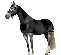 Foglia Di Cavallo | Body Equino Traspirante Con Cerniera Confortevole Tuta Elastico Per Partecipazione, Allenamento, Corsa E Uso Stabile | Protegge Il Cappotto Durante Uscite, Competizioni E Attività